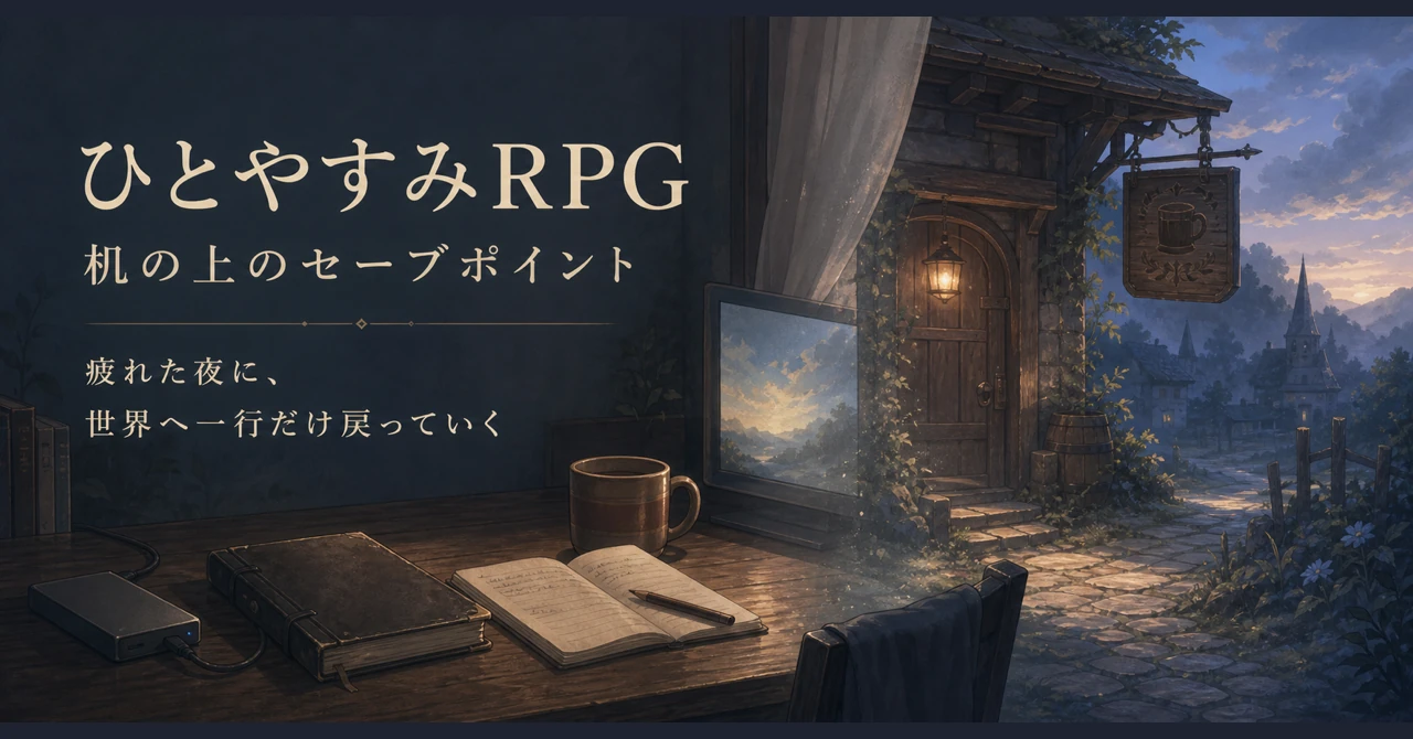 ひとやすみRPG 机の上のセーブポイント